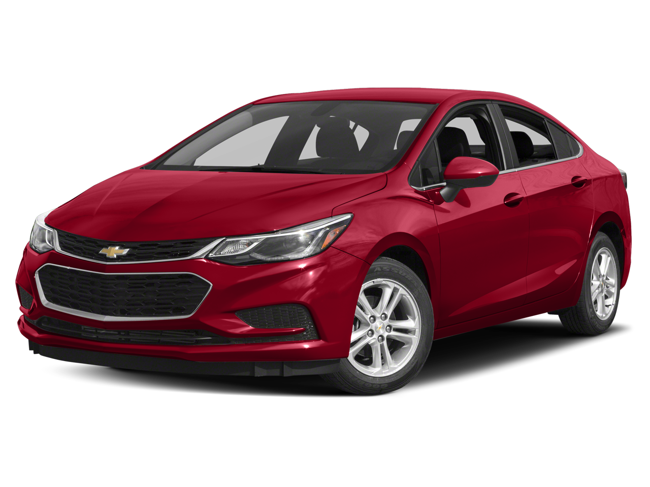 2018 Chevrolet Cruze LT in Silver Ice Metallic — front three-quarter view